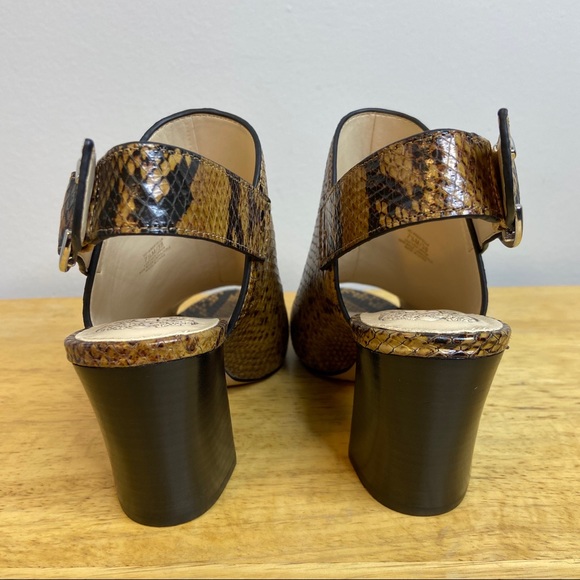 Vince Camuto Krestella Slingback Snakeskin Sandal - Picture 5 of 7